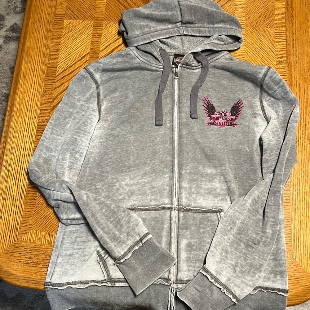 Harley Davidson zip up hoodie